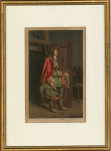 1927 Aquatint - The Musketeer
