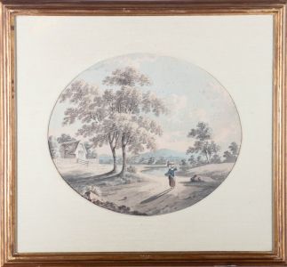 18th Century English School Watercolour - Pastoral Scene