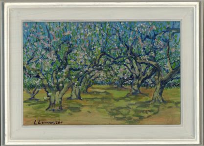 Lesley Lancaster - 20th Century Acrylic, Orchard Blossom