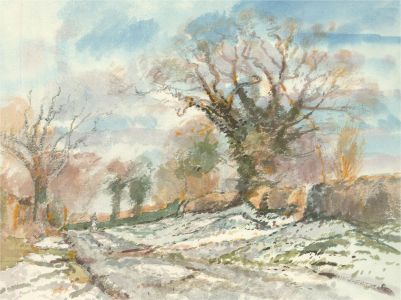 Keith Johnson (1931-2018) - Contemporary Watercolour, Rural Path