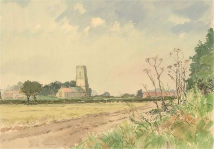 Keith Johnson (1931-2018) - 1989 Watercolour, Erpingham