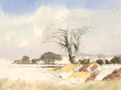 Keith Johnson (1931-2018) - 20th Century Watercolour, Horsham St. Faith