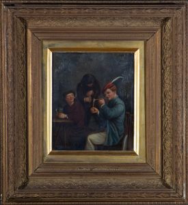 Mid 20th Century Oil - A Communal Puff