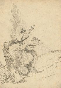 Attrib. John Claude Nattes (c.1765-1839) - 1821 Pen and Ink Drawing, Aqueduct