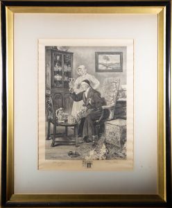 Walter Dendy Sadler (1854-1923) - Early 20th Century Engraving, The Antiquary