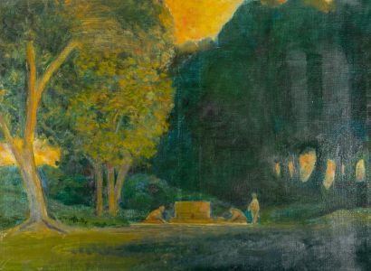 Mid 20th Century Oil - The Shrine