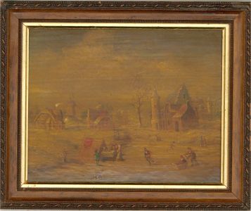 M. N - 20th Century Oil, Winter In The Netherlands