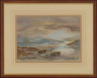 Phyllis Ackroyd - 20th Century Watercolour, Rowing Boats