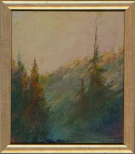 20th Century Oil - Mountain Forest