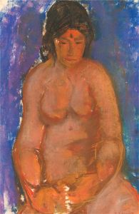 Attrib. Jean Langlois (1923-1997) - 20th Century Pastel, Nude
