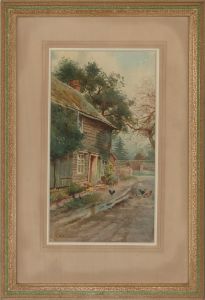 Herbert Alexander RWS (1874-1946) - 1924 Watercolour, Cottage at Harmondsworth