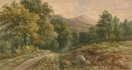 W. Ellis - Early 20th Century Watercolour, Into the Forest
