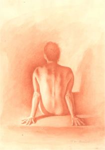 T.M.M. - Contemporary Watercolour, Nude