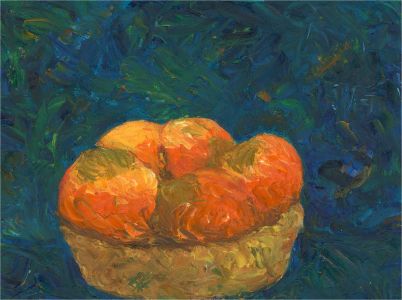Elaine Adams - Contemporary Acrylic, Fruit Still Life