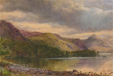 Late 19th Century Watercolour - Highland Loch