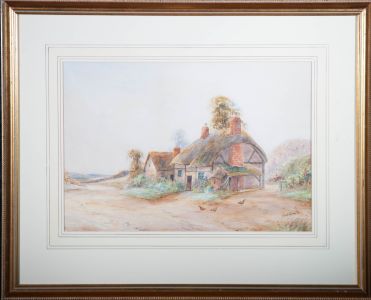 Ernest T. Potter (fl.1900) - Early 20th Century Watercolour, A Country Cottage