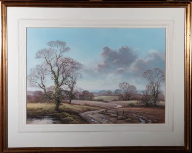 Wendy Reeves (b.1944) - Contemporary Pastel, Quiet Countryside