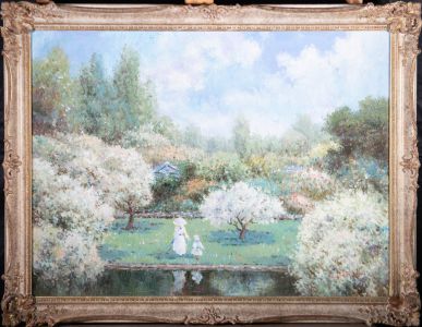 D. Garbett - 20th Century Oil, Summer in the Garden