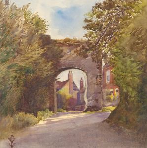 Early 20th Century Watercolour - Summer Village