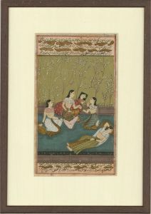 Indian Miniatures - Late 19th Century Gouache, The Gossips