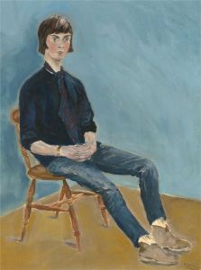 Geraldine Mortimer - Contemporary Oil, Boy in Denims