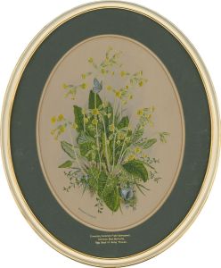 Eleanor Ludgate - Contemporary Watercolour, Cowslips and Speedwell