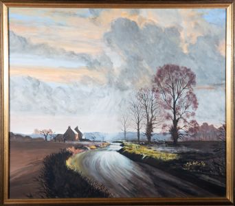 Contemporary Oil - Kentish Lane near Westerham
