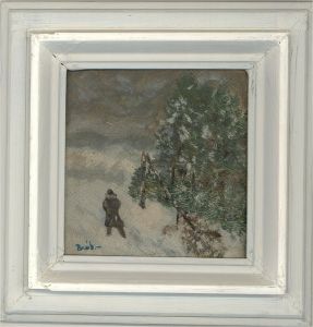 Contemporary Oil - Heavy Snow