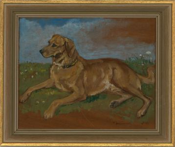 Framed 1967 Oil - Drummer