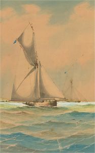 R.M. - 20th Century Watercolour, Sailing Boats