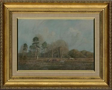 Nicholas Mace (b.1949) - 1983 Oil, Horses of the New Forest