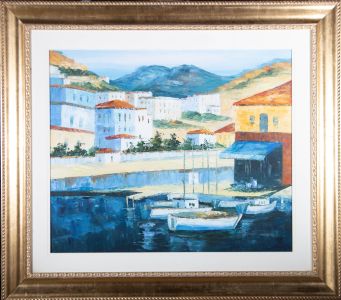 S. Wersky - Contemporary Oil, Mediterranean Harbour