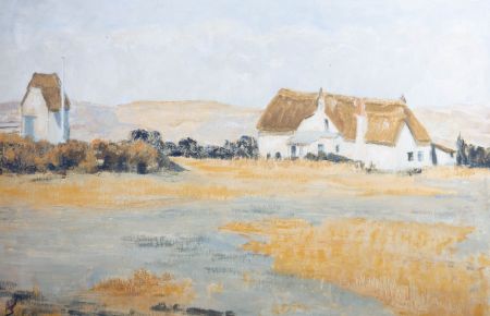 Mid 20th Century Oil - French Cottages
