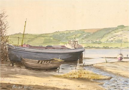 Bryan Hayes - Contemporary Watercolour, Low Tide