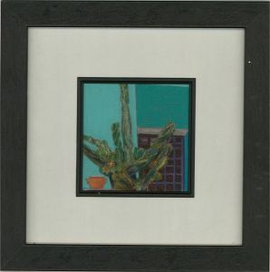 Contemporary Pastel - Still Life Cactus