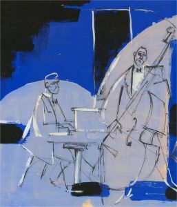 Mid 20th Century Gouache - Jazz