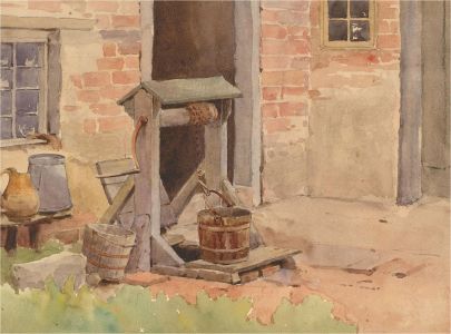John C. Halfpenny (1853-1933) - Early 20th Century Watercolour, The Well