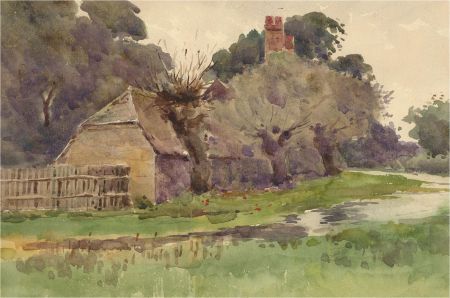 John C. Halfpenny (1853-1933) - Early 20th Century Watercolour, Countryside View
