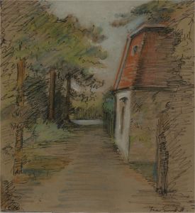 Freda Goss - 1976 Pen and Ink Drawing, Leyton Wood