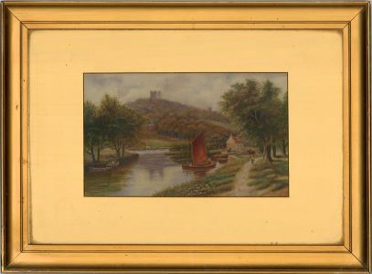 Early 20th Century Watercolour - Rural River Scene