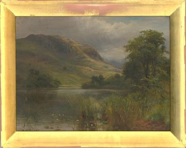 W.L. Tuttlet - Late 19th Century Oil, Mountain Lake