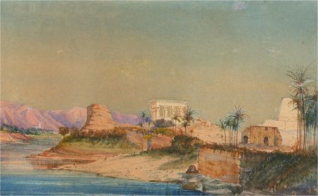 Early 20th Century Watercolour - North African Landscape