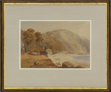 Early 20th Century Watercolour - Lake View and Tree Reflections