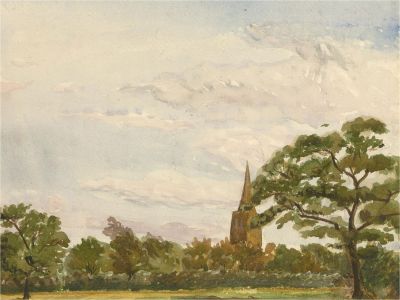 Frederick P. Cooke (1896-1978) - Mid 20th Century Watercolour, Countryside Scene