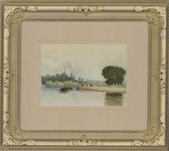 20th Century Watercolour - Still River