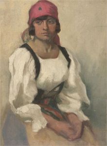 Fine Early 20th Century Oil - Handsome Woman
