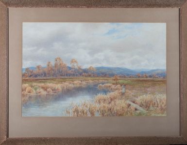 William R. Hoyles (1870-1935) - Early 20th Century Watercolour, Peaceful River