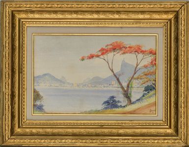 Albano - Mid 20th Century Watercolour, Rio De Janieiro
