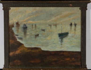 Early 20th Century Oil - Coastal Inlet