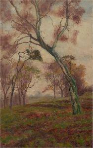 Frederick Golden Short (1863-1936) - A Pair of Oils, Forest Scenes